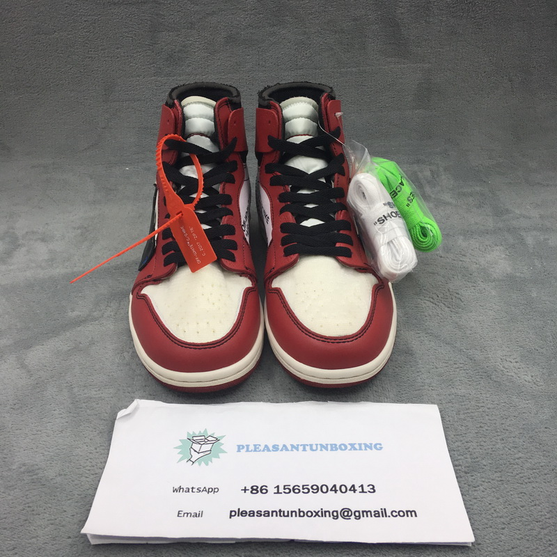 Authentic OFF-WHITE x Air Jordan 1